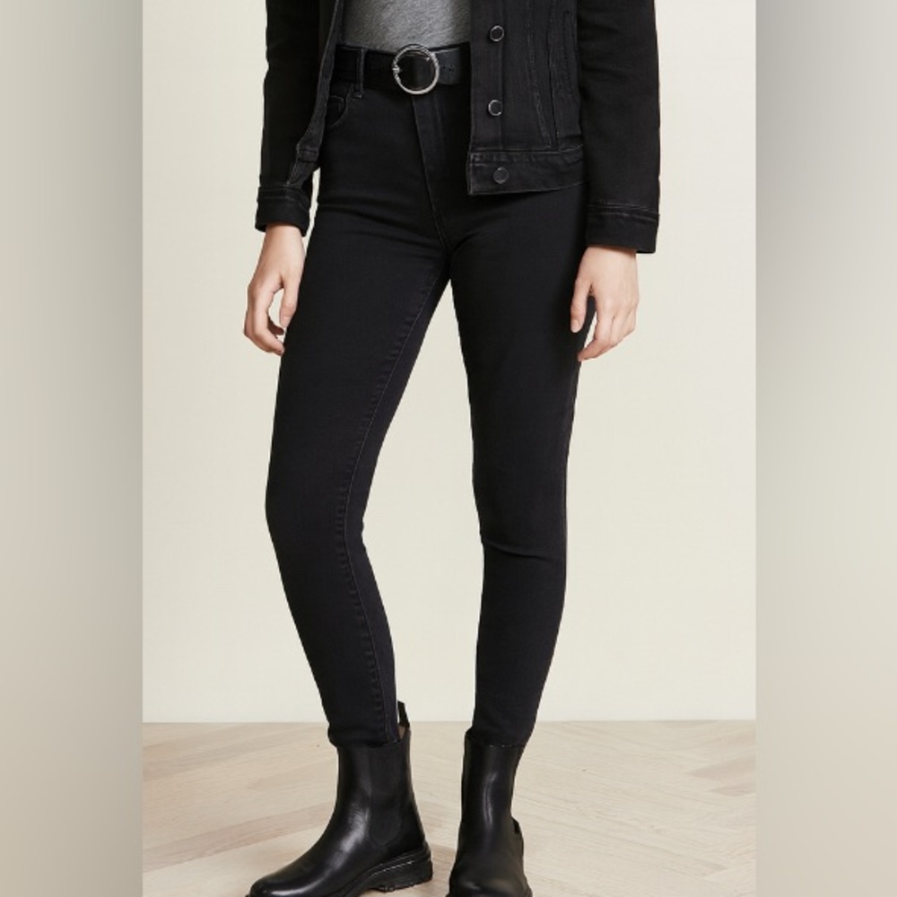 ARTICLES OF SOCIETY Mid to High Rise Black Wash Skinny Jeans Size 29